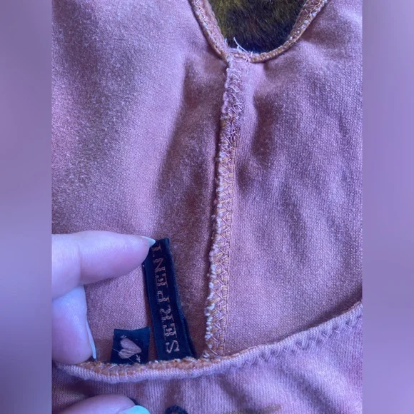 Serpent & Bow Madder Root Dyed Leotard underwear swimsuit - Picture 12 of 15